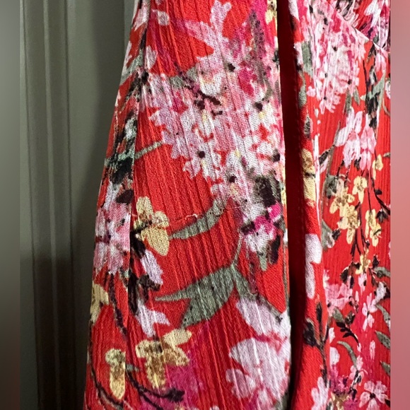 Anthropologie Ali & Jay Troubadour Red Floral Jumpsuit | Size Medium - Picture 7 of 12